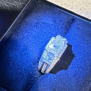 Platinum engagement ring